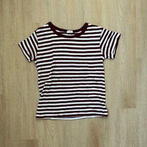 Striped Red and White T-Shirt